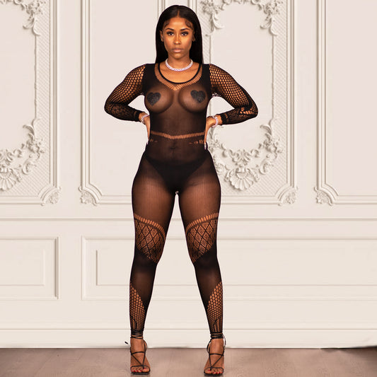 Cammie Mesh Jumpsuit